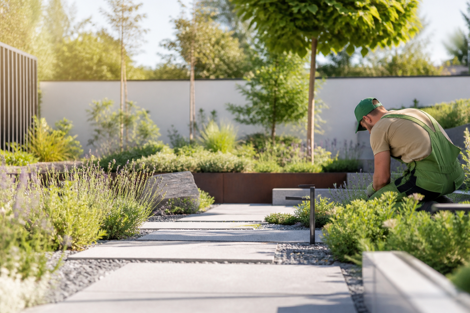 Beispiel einer Werkuna-Website für Garten & Landschaft